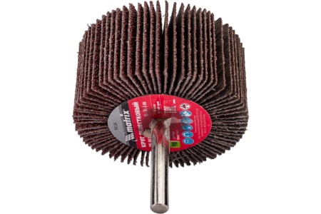 Круг лепестковый (60x30x6 мм; Р80) для дрели MATRIX 74124