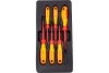 Набор отвёрток KNIPEX VDE, тонкие, 6 предметов, SL2.5/4, PlusMinus PH/S PZ/S 1/2 KN-002012V05