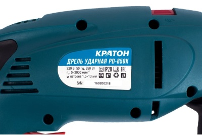 Дрель Кратон PD-850К 3 02 01 011