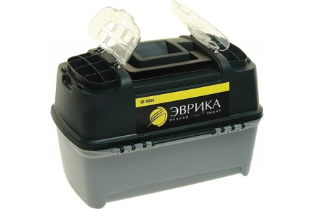 Универсальный ящик ЭВРИКА с контейнером, лотком и 2 органайзерами на крышке ER-10333