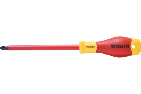 Диэлектрическая отвертка Wokin крестовая, pz3x150 мм 1352868