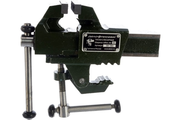 Тиски с винтовым креплением Дело Техники ТССН-63-С 391563