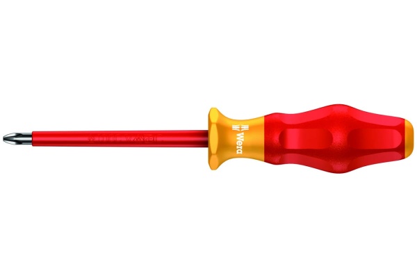 Отвертка диэлектрическая Wera, VDE, PH 2х100 мм, WE-031603
