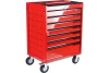 Инструментальная тележка KORUDA 7 секций, красная на колесах NEW KR-007-Red