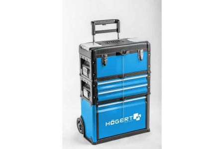 Тележка для инструментов HOEGERT TECHNIK 3 модуля HT7G080