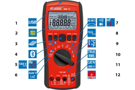 Мультиметр BENNING MM 12 044088