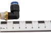 Фитинг Г- образный трубка 8 мм, резьба наружная 1/4" Pegas pneumatic 5902