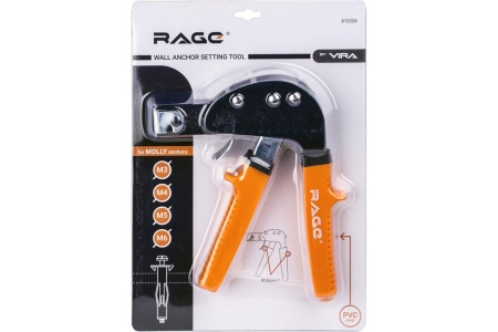 Пистолет для дюбелей и анкеров Молли RAGE VIRA 810208
