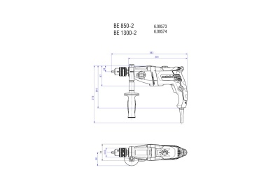 Дрель Metabo BEV 1300-2 600574000