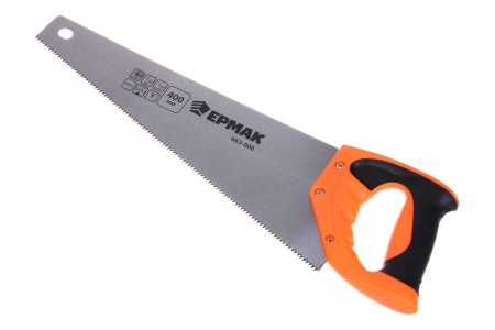 Ножовка по дереву ЕРМАК двустор. заточка, 400мм, закаленный зуб 663-006