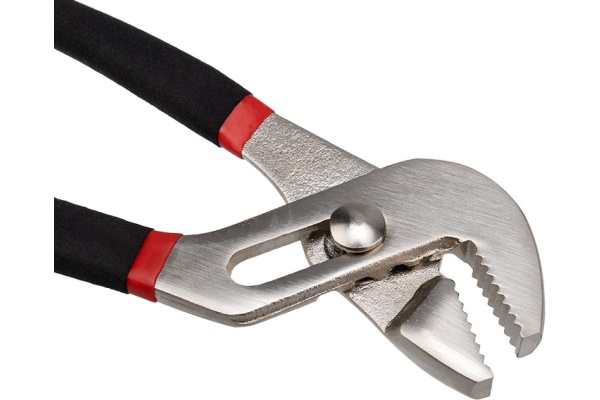 Переставные клещи REXANT 200 мм никелированные, обливные рукоятки 12-4634