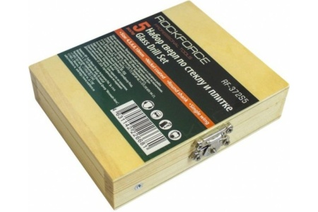 Набор сверел по стеклу и плитке 5 шт ROCKFORCE RF-372S5