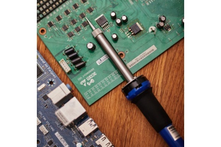 Паяльник с долговечным жалом REXANT, 220В 25Вт 12-0121