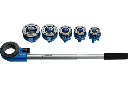 Набор клуппов ЗУБР Профессионал №5 с трещоткой 28270-H5_z01