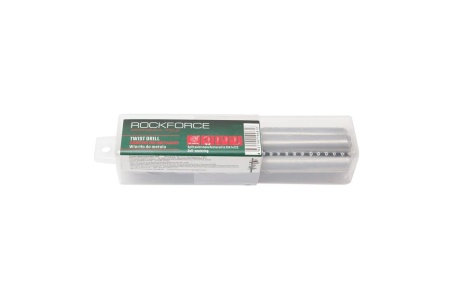 Сверло по металлу (5 шт; 12 мм; HSS; пластиковый футляр) ROCKFORCE RF-DSP120