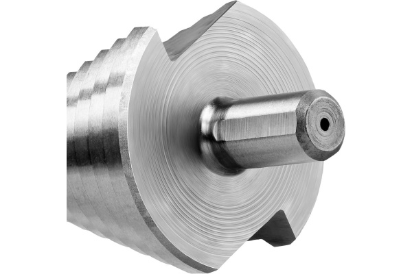 Ступенчатое сверло по металлу ЗУБР Профессионал 6-52 мм, 12 ступеней, сталь Р6М5 29670-6-52