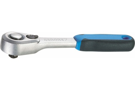 Трещотка GEDORE с механизмом переключения 1/4", 127 мм 1703749