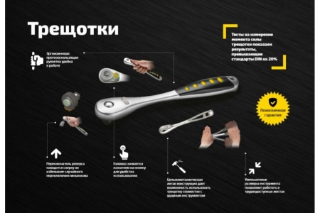 Трещотка 1/4" Inforce DR 06-05-48 Трещотка 1/4" Inforce DR 06-05-48