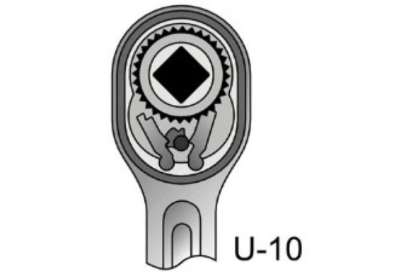 Трещотка с механизмом переключения GEDORE 1/2" 270 мм 6142620