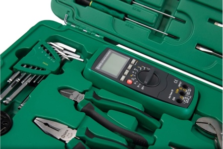 Универсальный набор инструмента для электротехнических работ 56шт SATA 09535