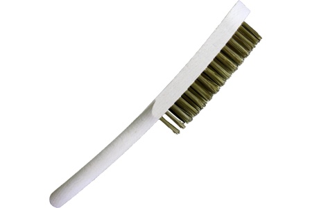 Ручная щетка OSBORN 4 ряда, 295x145, ворс прямая латунир-я сталь 0,35 152.024-0001