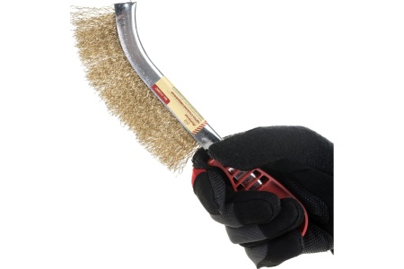 Ручная щетка Политех тип B, латунированная, 2120007