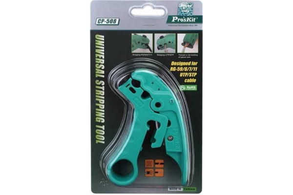Инструмент для зачистки кабелей ProsKit CP-508 00322505