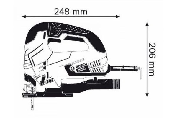 Лобзик Bosch GST 90 BE 060158F001