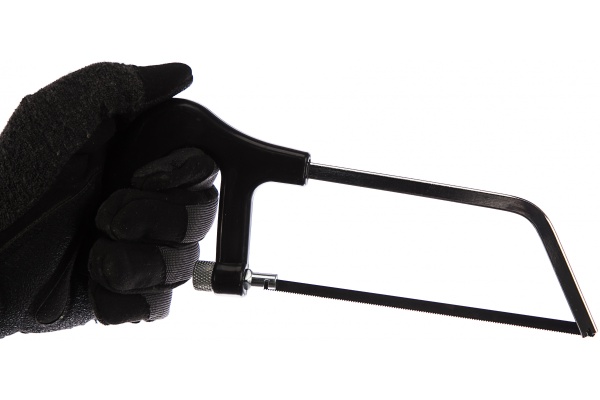 Ножовка HARDEN универсальная, металлическая рама, для работ по металлу и дереву, 250 мм. 610701