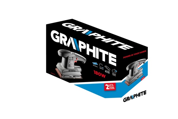 Вибрационная шлифовальная машина GRAPHITE 59G321