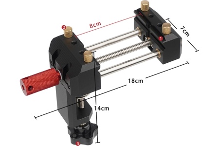 Верстачные прецизионные тиски WOODWORK CLM-070