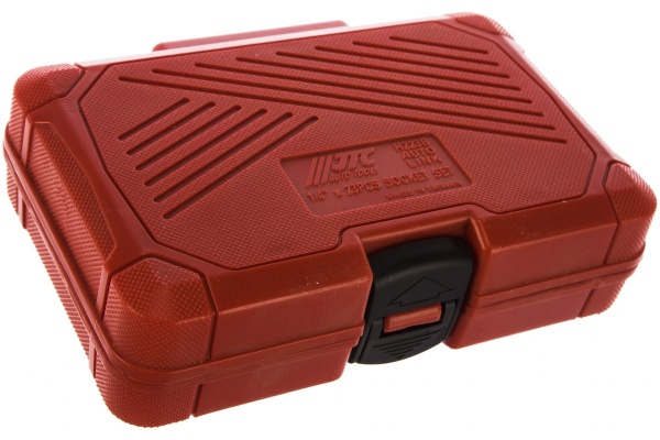 Набор шестигранных головок торцевых и насадок 1/4" 4-13мм, Т20-Т40 в кейсе 23шт JTC-H223B