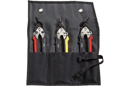 Набор ножниц по металлу в чехле BESSEY комплект: D15A, D15S, D15AL 3 пр. ER-DSET15