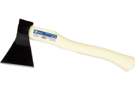 Столярный кованый топор КОБАЛЬТ МАСТЕР 600 г, деревянное топорище, прямое лезвие 906-678