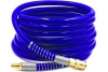 Шланг пневматический армированный (5 м, 8х14 мм, быстросъем Rapid M+F латунь, 10-16 бар, синий) HQ-mech HQ-AH10-514BLUE