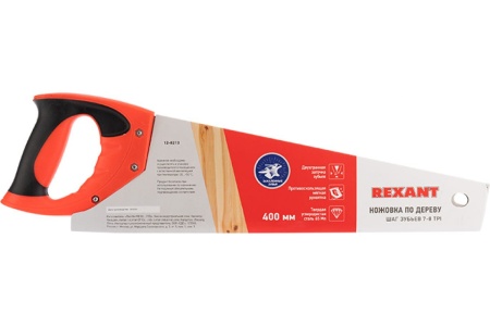 Ножовка по дереву REXANT Зубец 400 мм, 7-8 TPI, каленый зуб 2D 12-8213