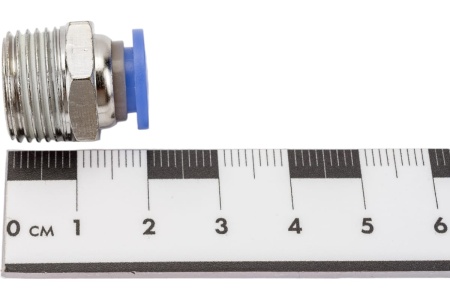 Фитинг для пластиковых трубок (8 мм; 3/8М) ROCKFORCE RF-SPC08-03