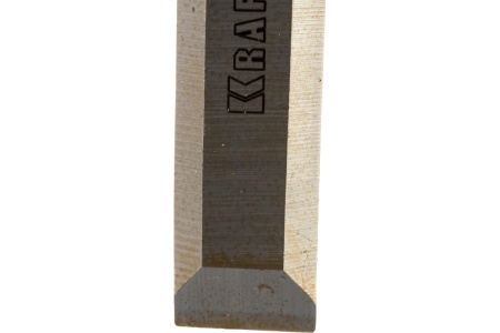 Стамеска, упрочненное полотно, ударопрочная двухкомпонентная ручка, стальной затыльник для ударных работ, 18мм KRAFTOOL EXPERT 1815-18_z01