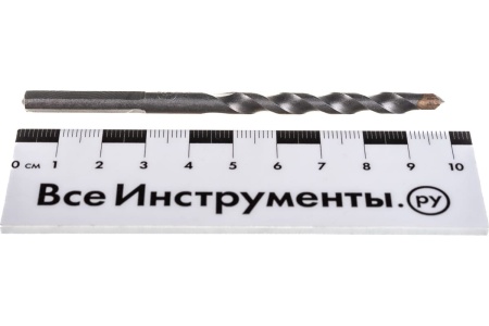 Сверло по бетону 3-гранный хвостовик (6x100х60 мм) MATRIX 70704