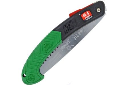 Пила складная с фиксатором прямое полотно SAMURAI FA-210-LH