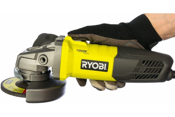 Углошлифмашина RYOBI 750W RAG750-115G 5133002489 Углошлифмашина RYOBI 750W RAG750-115G 5133002489