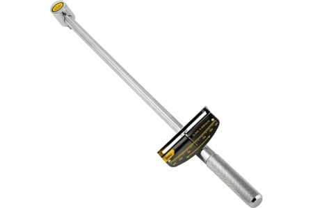 Динамометрический ключ DELI DL300 0-300 нм, 1/2", длина 480 мм, головка Cr-V, противоскользящая рукоятка 104459