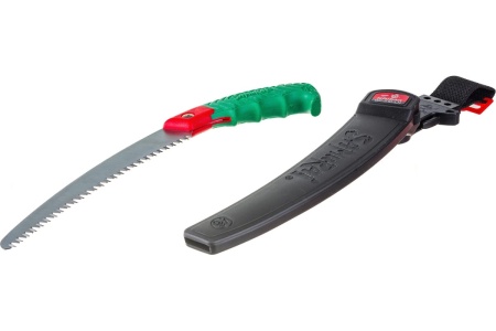 Пила с изогнутым полотном в чехле, с поясным креплением SAMURAI GC-210-LH