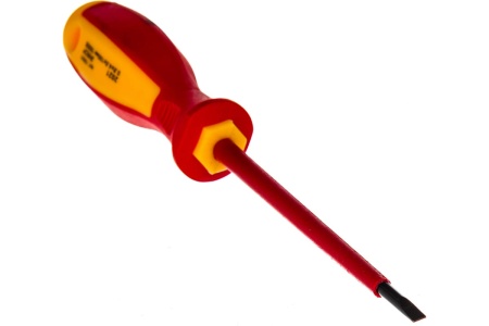 Диэлектрическая шлицевая отвертка 4х100мм Энкор 19691