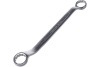 Накидной изогнутый гаечный ключ 24х27мм Зубр ПРОФИ 27132-24-27