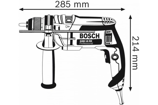 Ударная дрель Bosch GSB 16 RE 0.601.14E.500