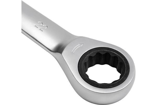 Комбинированный ключ с трещоткой 22мм AV Steel  AV-315022