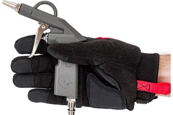 Продувочный короткий пистолет с дополнительным наконечником 120мм INTERTOOL PT-0804