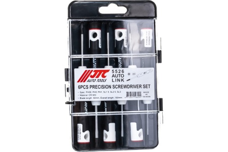 Набор прецизионных отверток 6шт 150мм JTC-5526