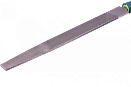 Плоский напильник 300 мм двухкомпонентная рукоятка, №2 СИБРТЕХ 16233